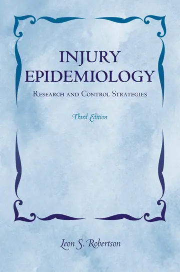 Cover of Injury Epidemiology