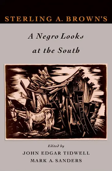 Cover of Sterling Brown's a Negro Looks at the South
