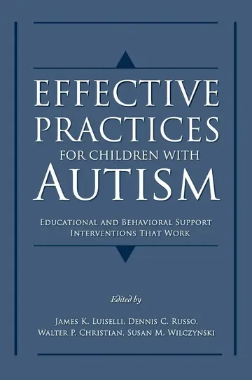 Cover of Effective Practices for Children with Autism