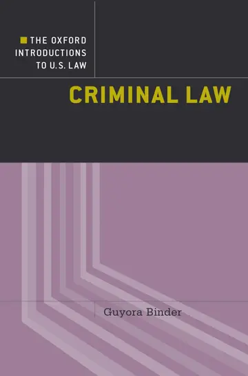 Cover of Criminal Law
