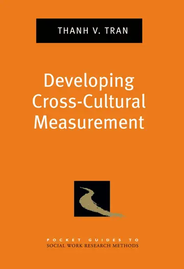 Cover of Developing Cross Cultural Measurement