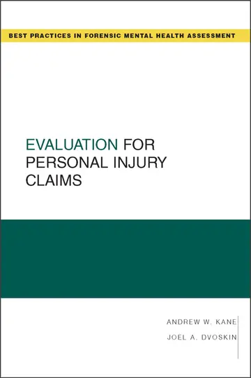 Cover of Evaluation for Personal Injury Claims