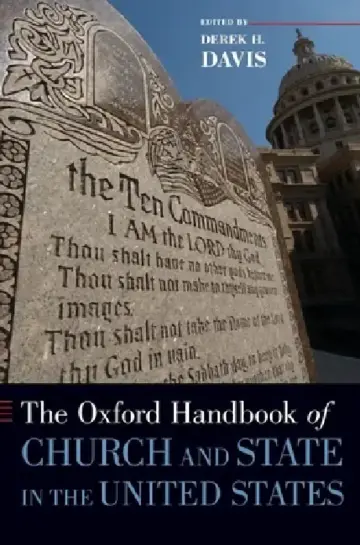 Cover of Oxford Handbook of Church and State in the United States (UK)