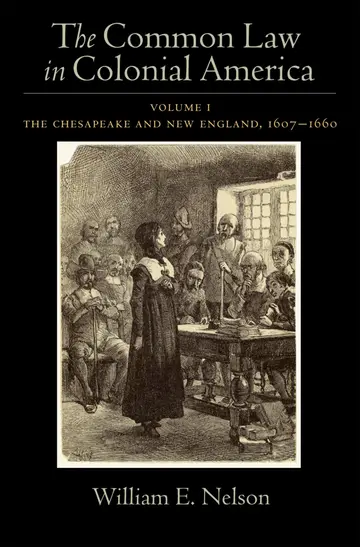 Cover of The Common Law in Colonial America