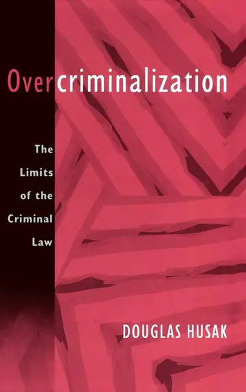 Cover of Overcriminalization