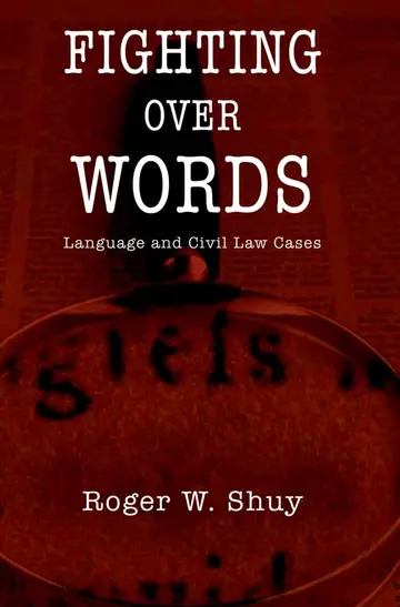 Cover of Fighting over Words