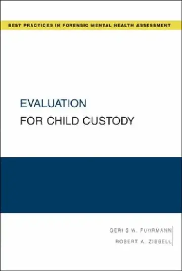 Cover of Evaluation for Child Custody