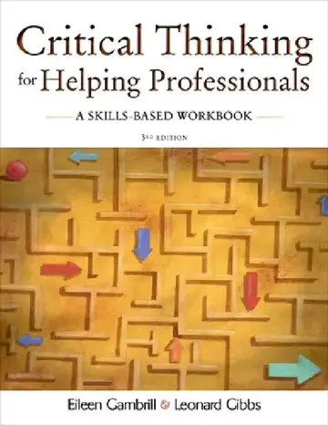Cover of Critical Thinking for Helping Professionals