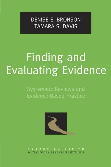 Cover of Finding and Evaluating Evidence