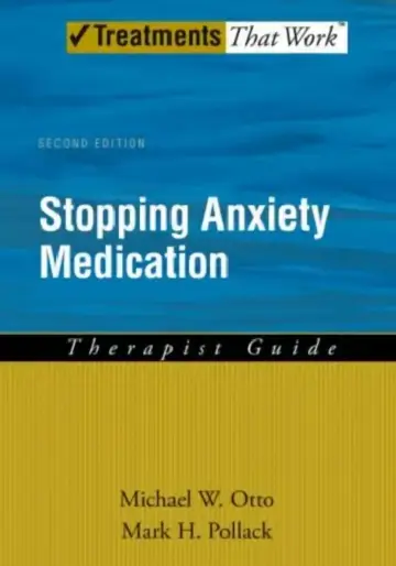 Cover of Stopping Anxiety Medication Therapist Guide
