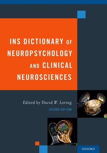 Cover of INS Dictionary of Neuropsychology and Clinical Neurosciences