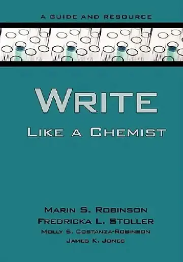 Cover of Write Like a Chemist