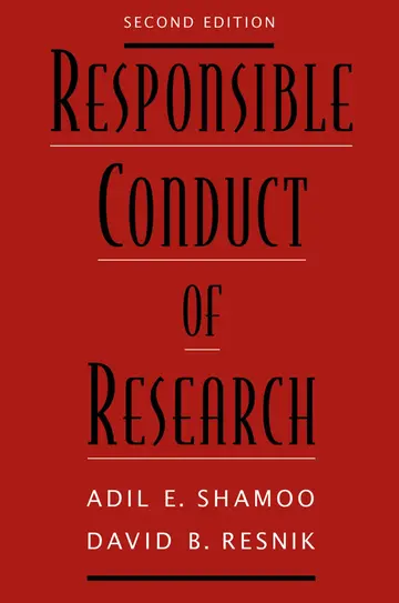 Cover of Responsible Conduct of Research