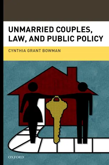 Cover of Unmarried Couples, Law, and Public Policy