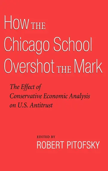 Cover of How the Chicago School Overshot the Mark