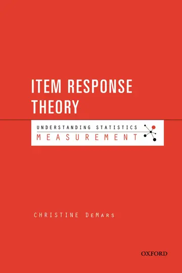 Cover of Item Response Theory