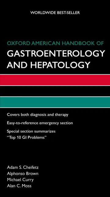 Cover of Oxford American Handbook of Gastroenterology and Hepatology