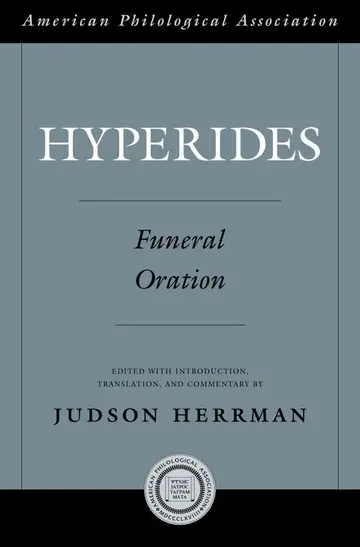 Cover of Hyperides Funeral Oration