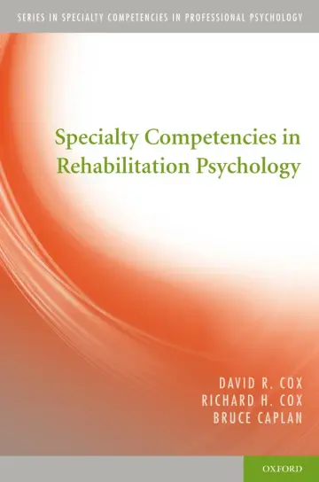 Cover of Specialty Competencies in Rehabilitation Psychology