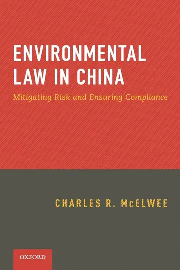 Cover of Environmental Law in China