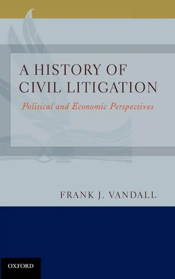 Cover of A History of Civil Litigation