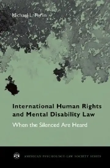 Cover of International Human Rights and Mental Disability Law
