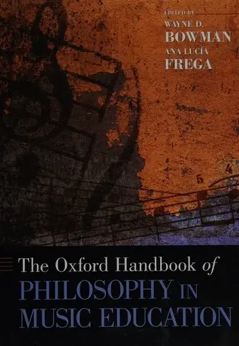 Cover of Oxford Handbook of Philosophy in Music Education
