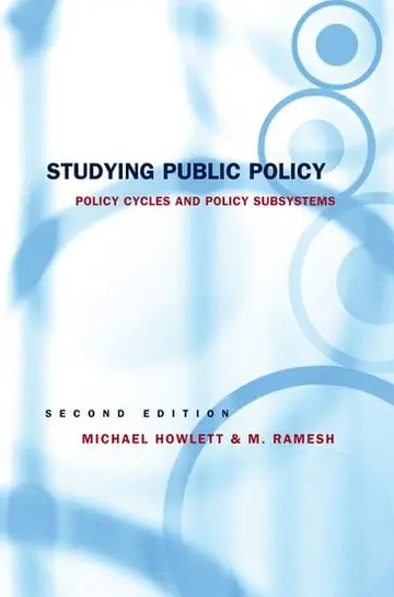Cover of Studying Public Policy