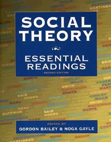 Cover of Social Theory