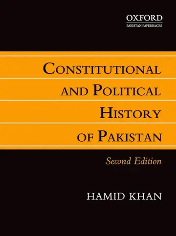 Cover of Constitutional and Political History of Pakistan