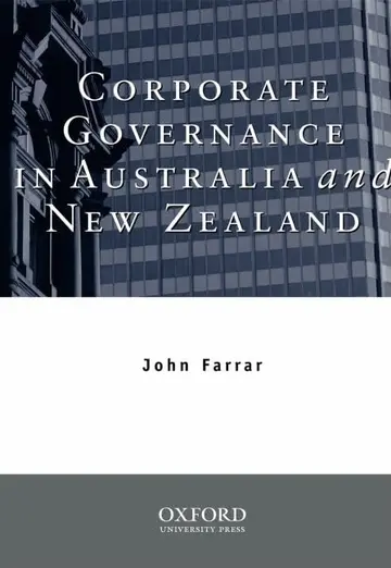 Cover of Corporate Governance in Australia and New Zealand