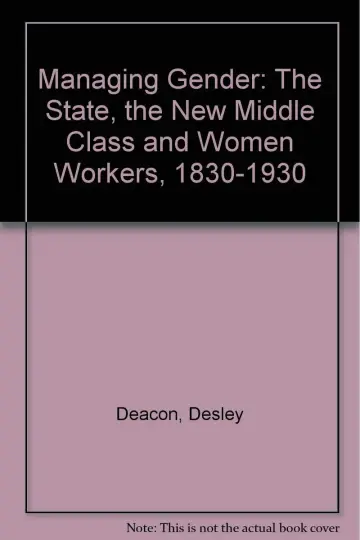 Cover of Managing Gender