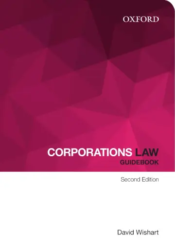 Cover of Corporations Law Guidebook