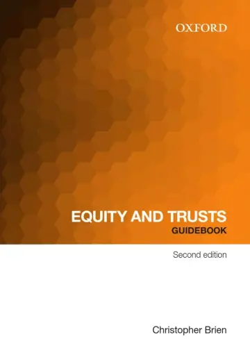 Cover of Equity and Trust Guidebook