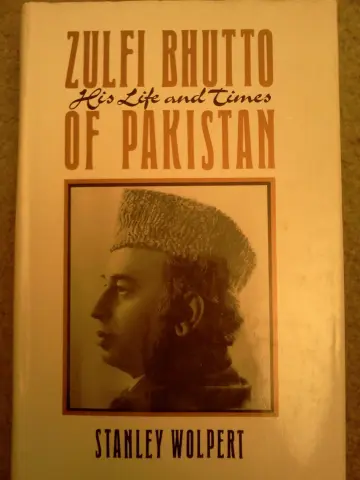 Cover of Zulfi Bhutto of Pakistan his life and times