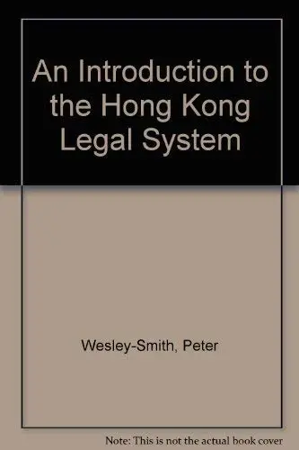 Cover of An Introduction to the Hong Kong Legal System