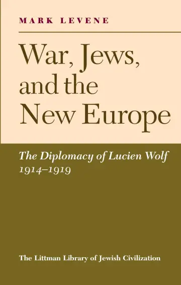 Cover of War, Jews and the New Europe