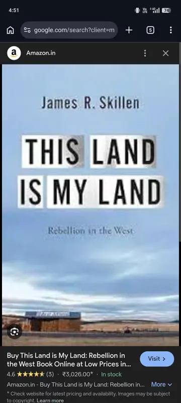 Cover of This Land is My Land