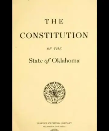 Cover of The Oklahoma State Constitution