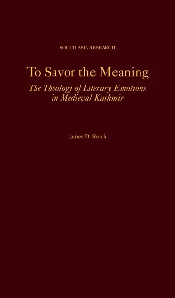 Cover of To Savor the Meaning