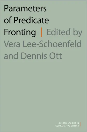 Cover of Parameters of Predicate Fronting