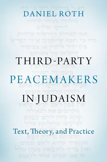 Cover of Third-Party Peacemakers in Judaism