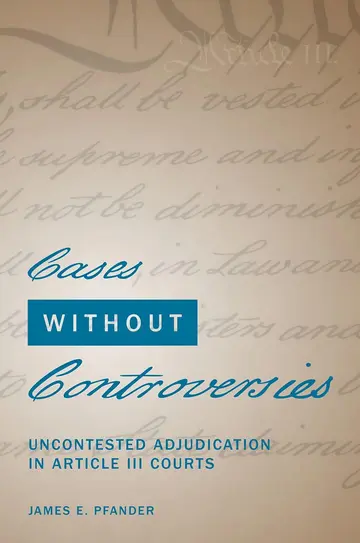 Cover of Cases Without Controversies