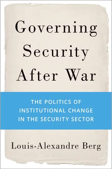 Cover of Governing Security After War