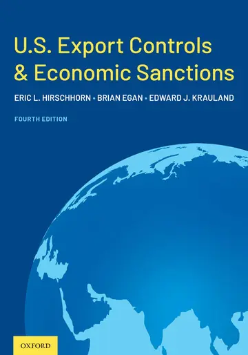 Cover of U.S. Export Controls and Economic Sanctions
