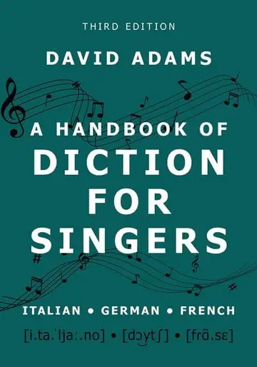 Cover of A Handbook of Diction for Singers