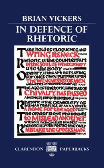 Cover of In Defence of Rhetoric