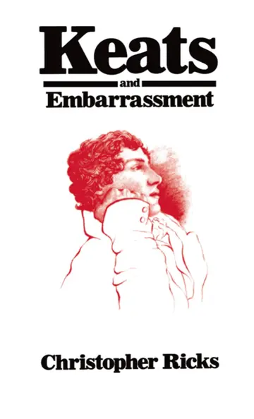 Cover of Keats and Embarrassment