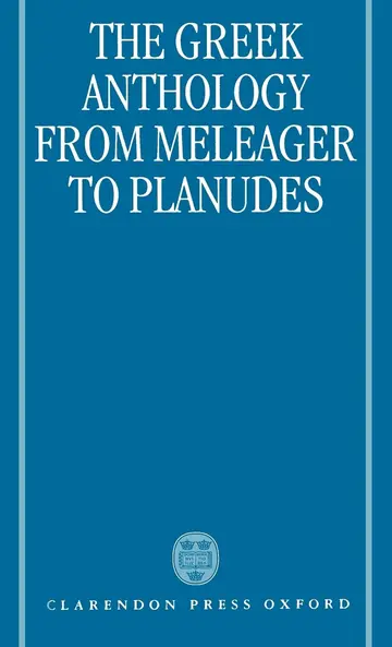 Cover of The Greek Anthology