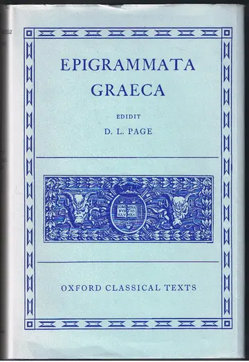 Cover of Epigrammata Graeca